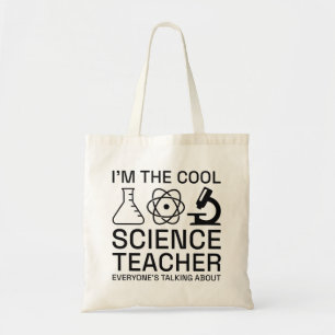 Jag är Coola Science Teacher Tygkasse