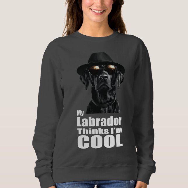 Jag är Coola Svart lab T Shirt (Framsida)