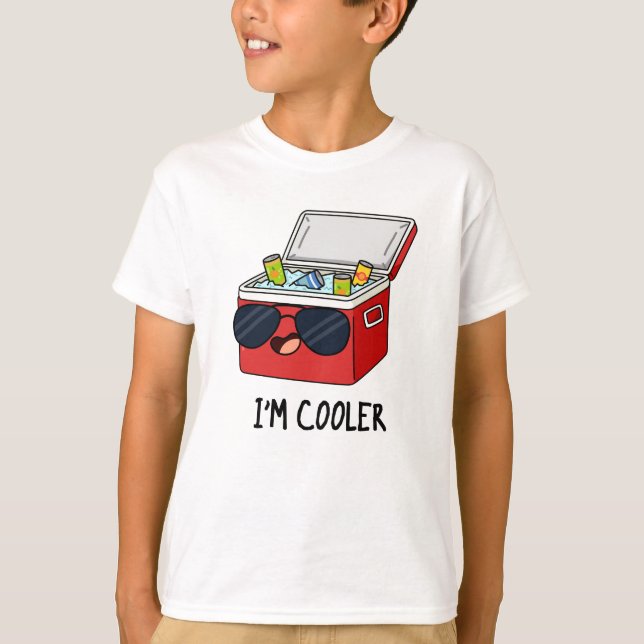 Jag är Cooler Funny Ice Cooler Box Pun T Shirt (Framsida)