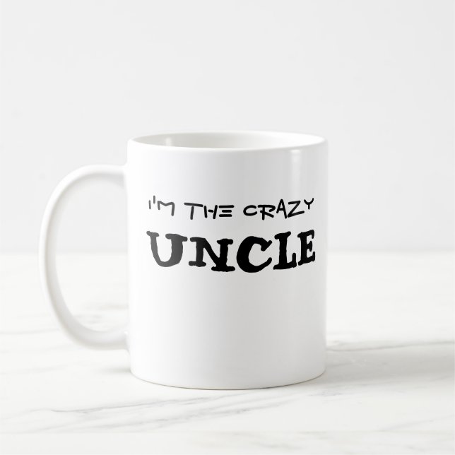 Jag är Crazy-farbror Kaffemugg (Vänster)