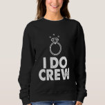 Jag är Crew Funny Bride Bachelorette Party Familj T Shirt<br><div class="desc">Jag är Crew Funny Bride Bachelorette Party Familj</div>