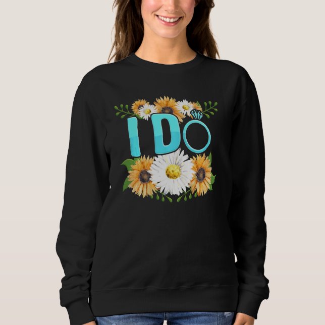 Jag är Crew Matching Bridesmaid Bachelorette Bride T Shirt (Framsida)