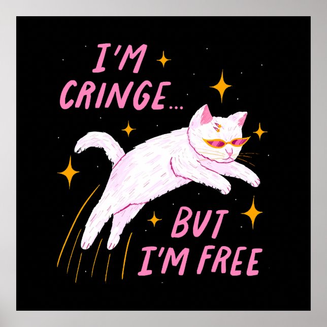 Jag är Cringe, men jag är fri Poster (Framsidan)