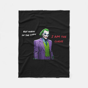 Jag är Curve Villain Halloween Anti Hero Aesthet Fleecefilt