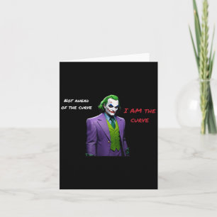 Jag är Curve Villain Halloween Anti Hero Aesthet Kort