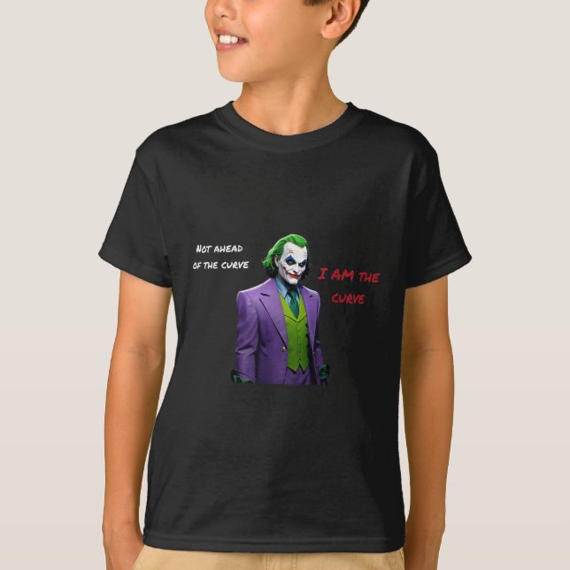 Jag är Curve Villain Halloween Anti Hero Aesthet T Shirt (Framsida)
