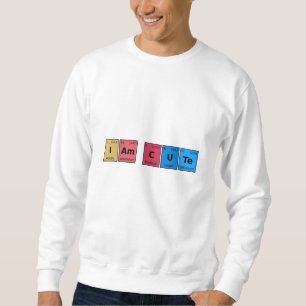 Jag är Cute Periodic Bord Lång Ärmad Tröja