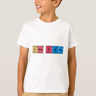 Jag är Cute Periodic Bord T Shirt