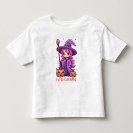 Jag är Cute Witch Rosa Girly Halloween T Shirt