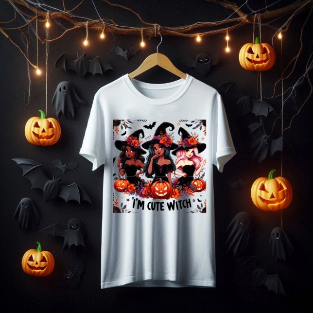 Jag är Cute Witch T-shirt (I'm Cute Witch T-shirt )