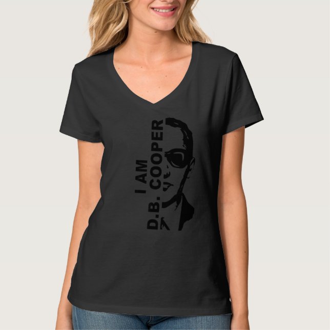Jag är D B Cooper T Shirt (Framsida)
