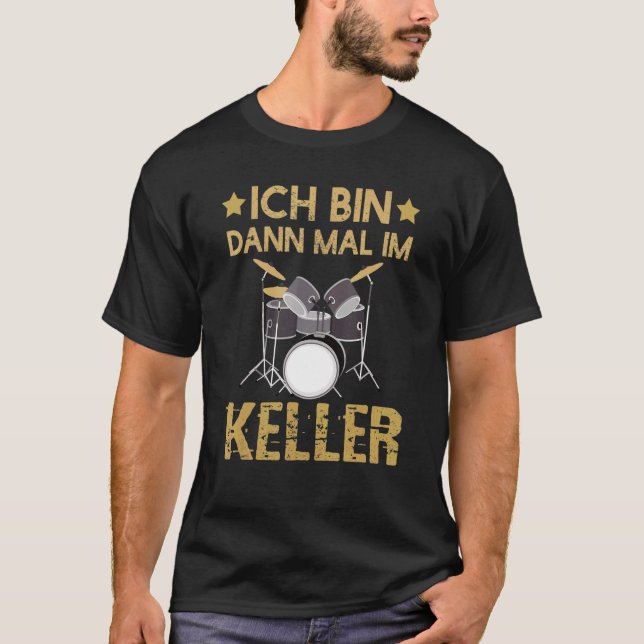 Jag är då i kallertrumtrumsetet t shirt (Framsida)
