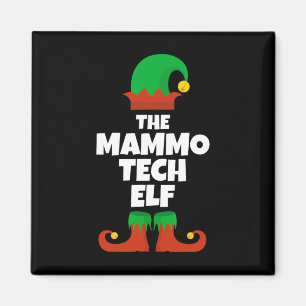 Jag är däggdjurstekniken Elf-familjen Pajama-julma Magnet
