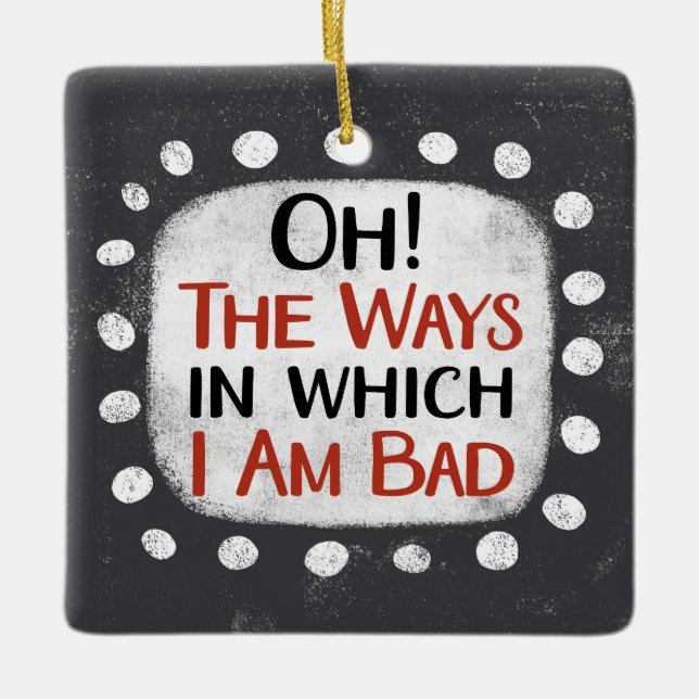 Jag är dålig ornament (Framsida)