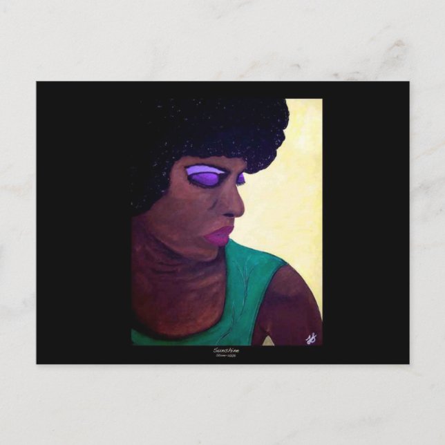 Jag är dam - Solskin Vykort (Framsida)