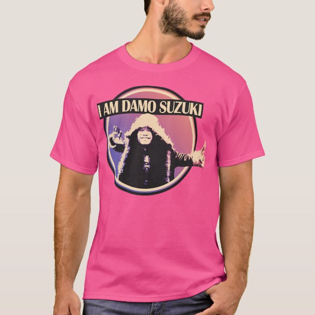 Jag är Damo Suzuki Krautrock T Shirt (Framsida)