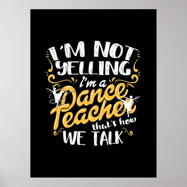 Jag är Dance Lacher Poster (Framsidan)