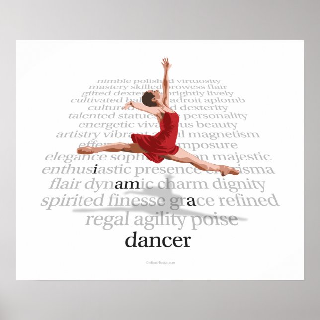 Jag är dansare poster (Framsidan)