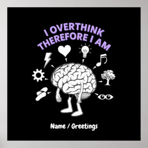 Jag är därför en fin Anpassningsbar Poster