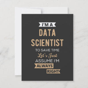 Jag är dataforskare, till Spara Time Låt oss just