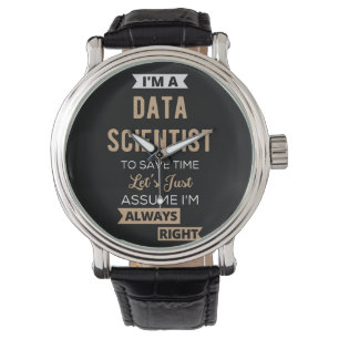 Jag är dataforskare, till Spara Time Låt oss just Armbandsur