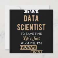 Jag är dataforskare, till Spara Time Låt oss just