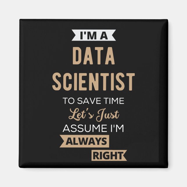 Jag är dataforskare, till Spara Time Låt oss just Magnet (Framsidan)
