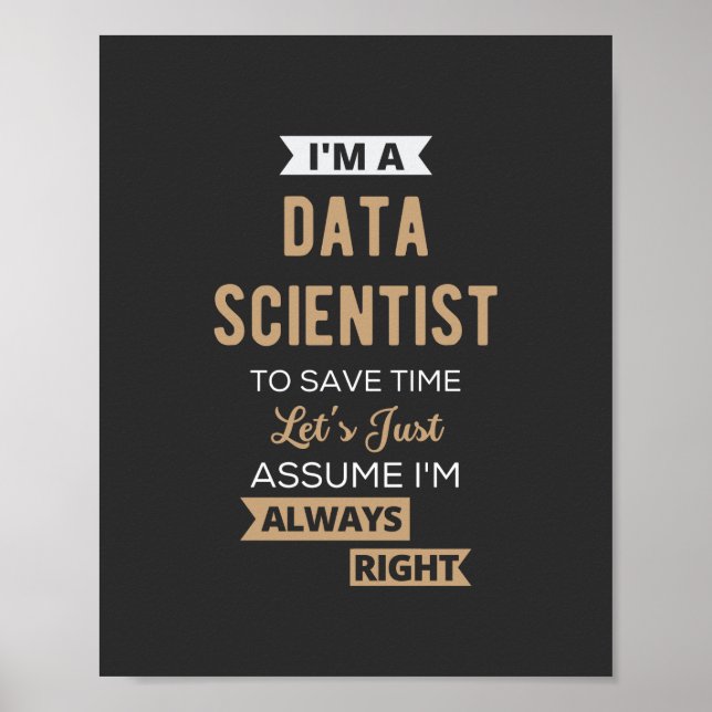 Jag är dataforskare, till Spara Time Låt oss just Poster (Framsidan)