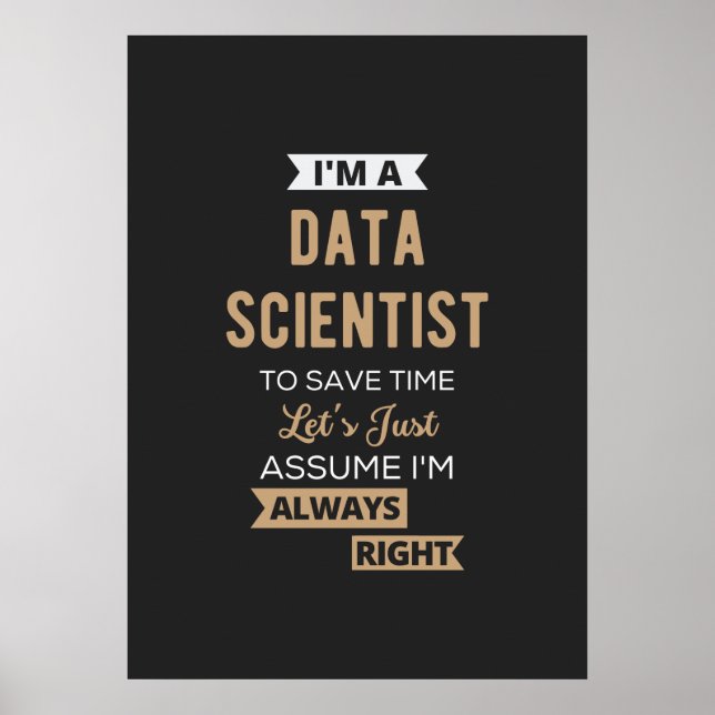 Jag är dataforskare, till Spara Time Låt oss just Poster (Framsidan)