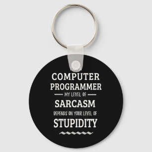Jag är datorprogrammerare nyckelring
