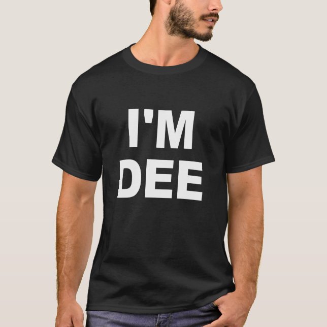 Jag är Dee Apparel T Shirt (Framsida)