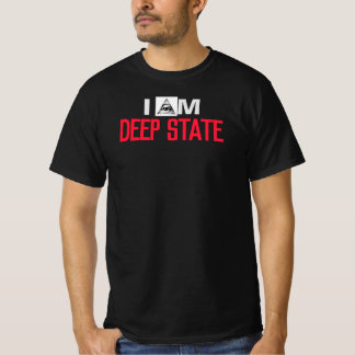 "JAG ÄR DEEP STATE" B/W "DEEP STATE OPERATIVE" T SHIRT