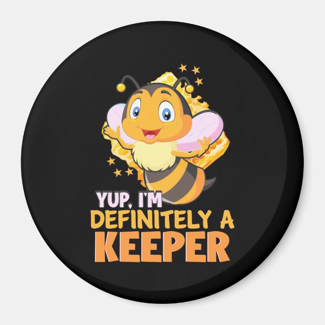 Jag är definitivt biodlare magnet (Framsidan)