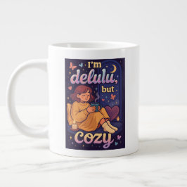 Jag är delulu, men mysigt 2 jumbo mugg