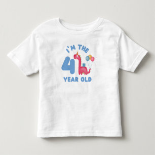 Jag är den 4-åriga t shirt