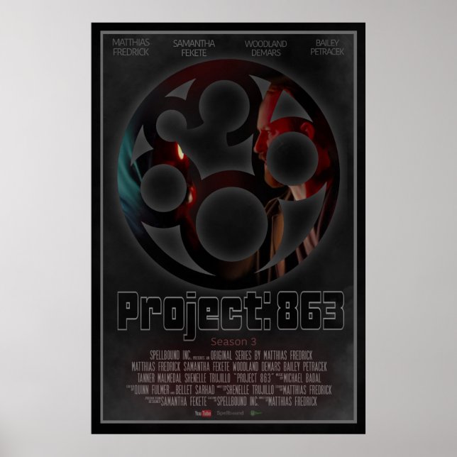 Jag är den absoluta // Project 863 Original Poster (Framsidan)