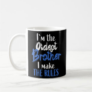 Jag är den äldsta brodern - Syskon Rivalry Quote 1 Kaffemugg