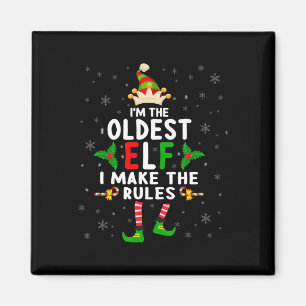 Jag är den äldsta Elf Julafton Elf Syskon Cousin M Magnet