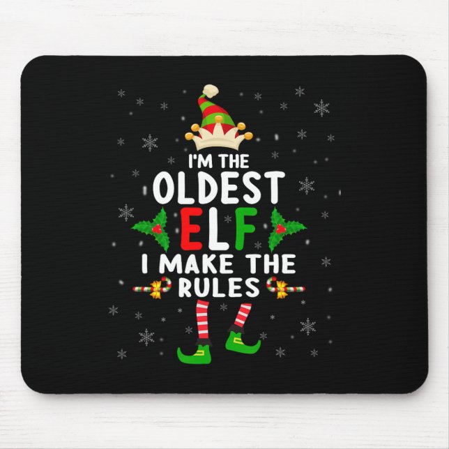 Jag är den äldsta Elf Julafton Elf Syskon Cousin M Musmatta (Framsidan)