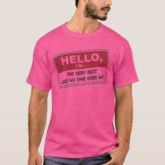 Jag är den allra bästa vintagefamiljen t shirt