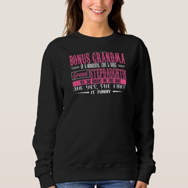 Jag är den bästa bonusmormor från en underbar B T Shirt (Framsida)