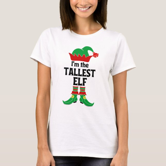 Jag är den bästa Elf T-Shirt (Framsida)