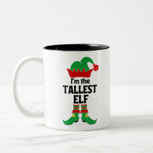 Jag är den bästa Elf Två-Tonad Mugg