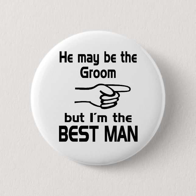 Jag är den bästa mannen knapp (Framsida)