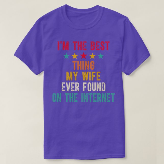 Jag är den bästa min fru någonsin på Internet 5 T Shirt (Design framsida)