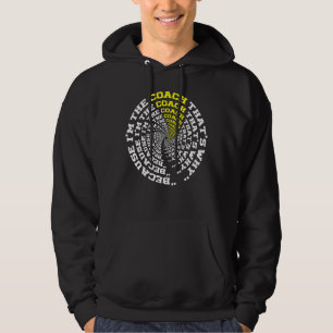 Jag är den bästa tränaren. hoodie