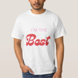 Jag är den bästa tshirt t shirt