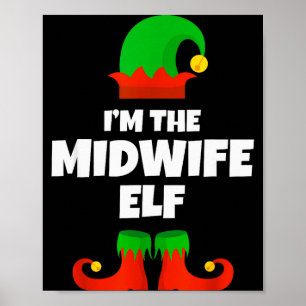 Jag är den blivande barnmorskealvfamiljens pyjamas poster