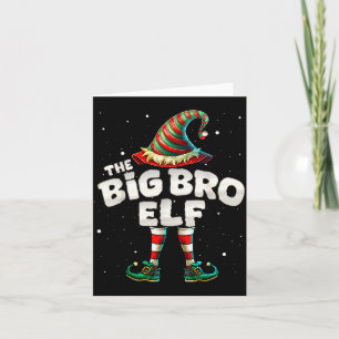 Jag är den brodern Alv Familj Matchande Grupp Jul Kort