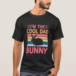 Jag är den coola pappakaninen Vintage påskcitat T Shirt